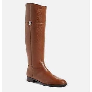 Tory Burch Women's Leather Jolie Riding Boots Rustic Brown sz 8